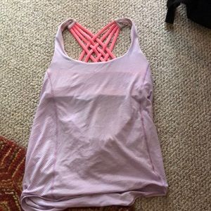Lulu lemon tangtop, with built in sports bra